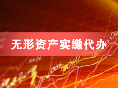 金华无形资产实缴资本代办